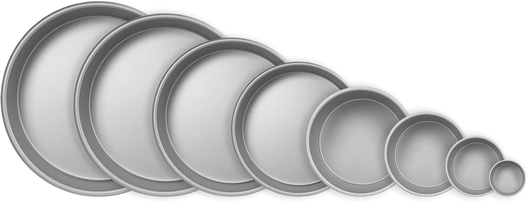 PME Runde Backform aus eloxiertem Aluminium, 356 x 76 mm, 35.6 cm 35 x 35 x 7.5 cm, 35 x 35 x 7.5 cm
