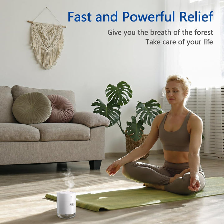 BAMCOO Luftbefeuchter,Luftbefeuchter Schlafzimmer für kinderzimmer klein Geeignet Für Babys Und Pfla