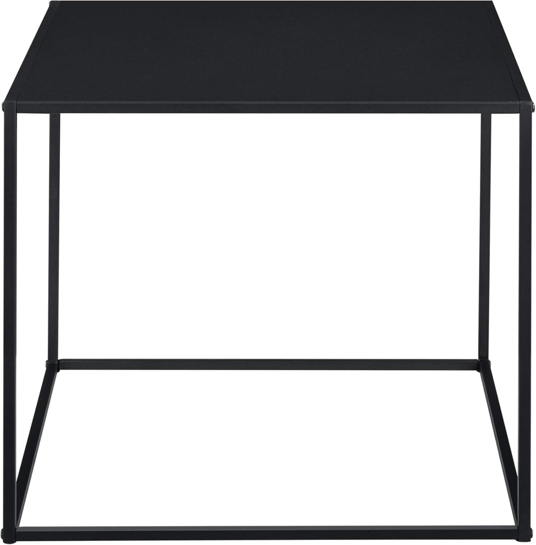 [en.casa] Beistelltisch Russafa 50x55x55 cm Wohnzimmertisch Industrie-Design Metall Schwarz 50 x 55