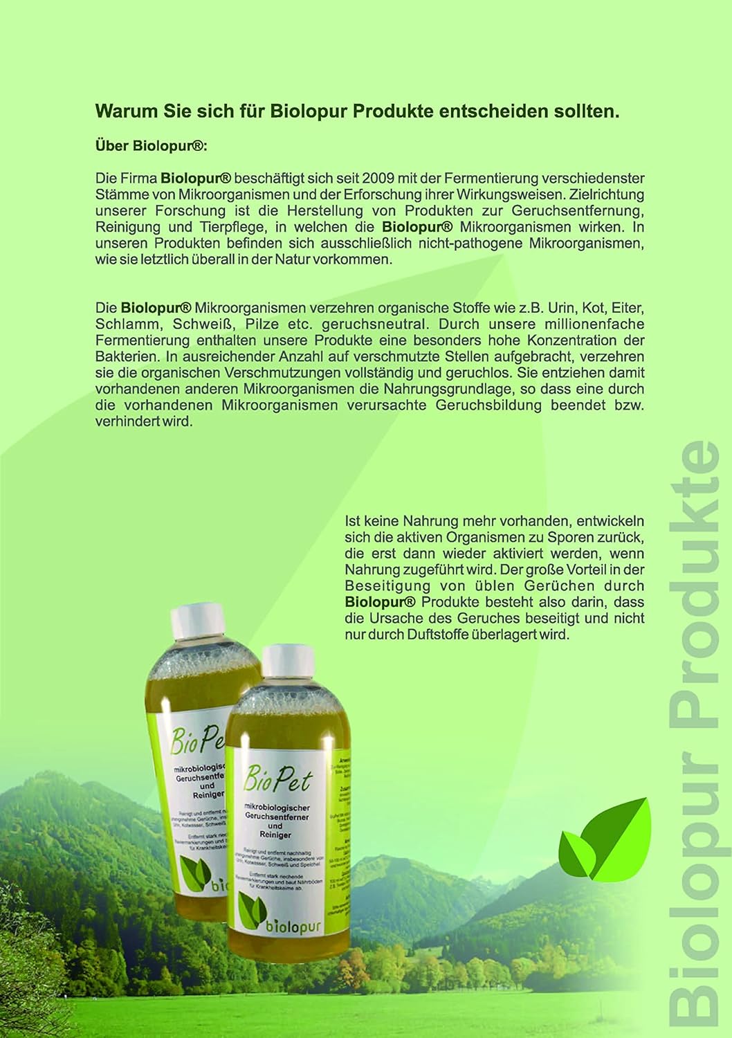 Biolopur | Geruchsneutralisierer | Geruchsentferner | Spray | Reinigungsmittel Urin, Haustier etc. 5