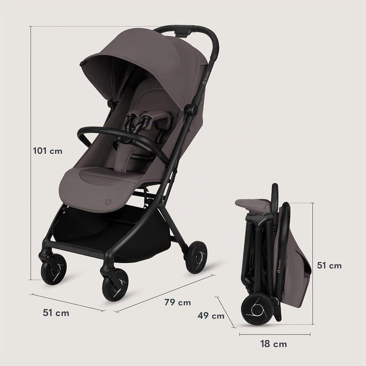 Lionelo Sia Reisebuggy ultraleicht &amp; ultrakompakt faltbar, 5,9 kg, bis 22 kg, 6 Monaten bis 4 Jahre,