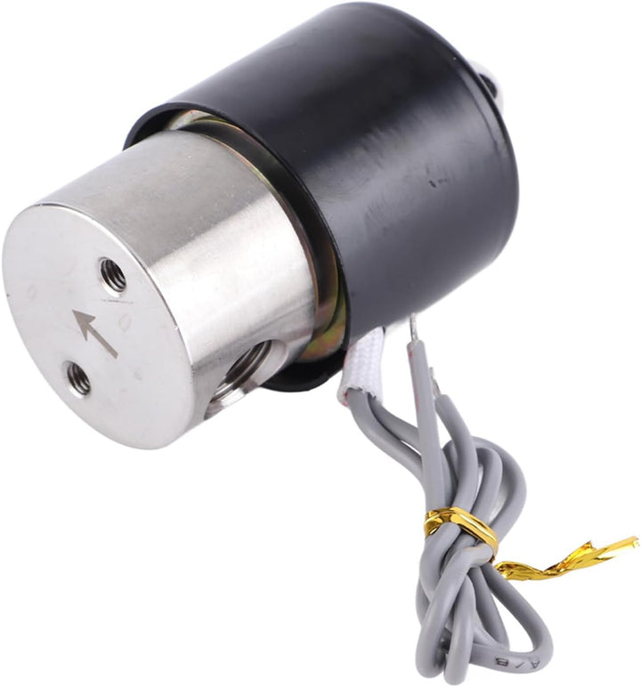 DC 12 V Elektrisches Magnetventil, G1/4 Zoll, elektrisch, normalerweise geschlossen, Luftventil aus