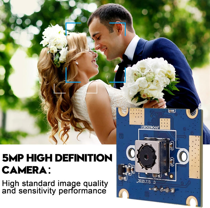 ELP 5 Megapixel Autofokus USB Kamera CMOS OV5640 60 Grad Objektiv 25 * 30mm Mini USB HD Kameramodul
