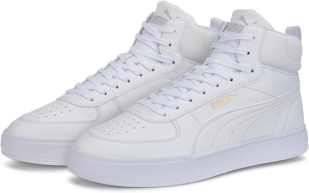 Puma Jungen Puma Caven 2.0 MidSneaker 37.5 EU Puma White Puma White Puma Team Gold Gray Violet, 37.5