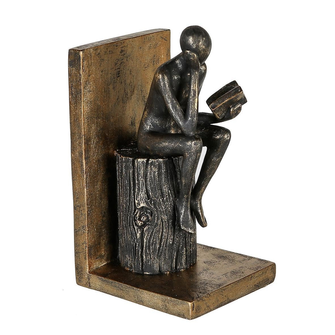 Casablanca - Buchstütze - Human - Gold/schwarz - Polystone - 20 x 10 cm