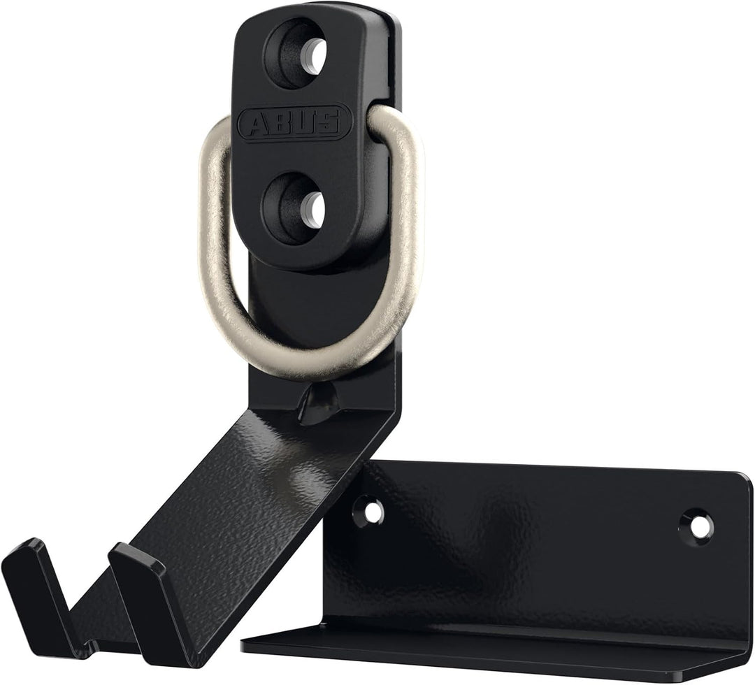ABUS Wandanker mit Wandhalterung WBA65 B/BS + Bike Holder – platzsparende Absicherung von Zweirädern
