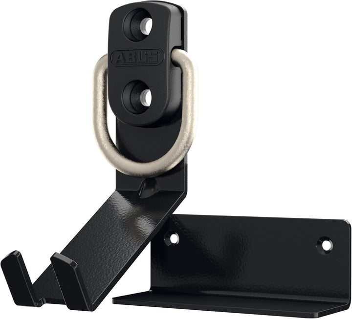 ABUS Wandanker mit Wandhalterung WBA65 B/BS + Bike Holder – platzsparende Absicherung von Zweirädern