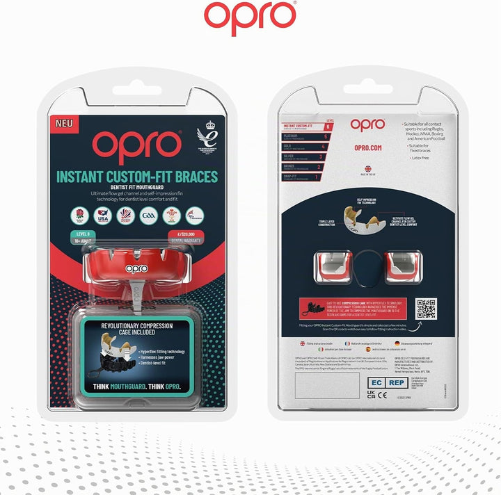 OPRO Mundschutz für Zahnärzte mit revolutionärem Käfig, ultimativer Komfort, Schutz und Passform, Za