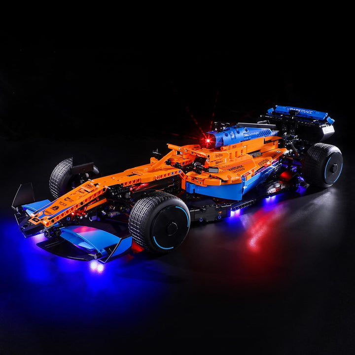 GEAMENT LED Licht-Set Kompatibel mit Lego McLaren Formel 1 F1- Beleuchtungsset für Technic 42141 Bau