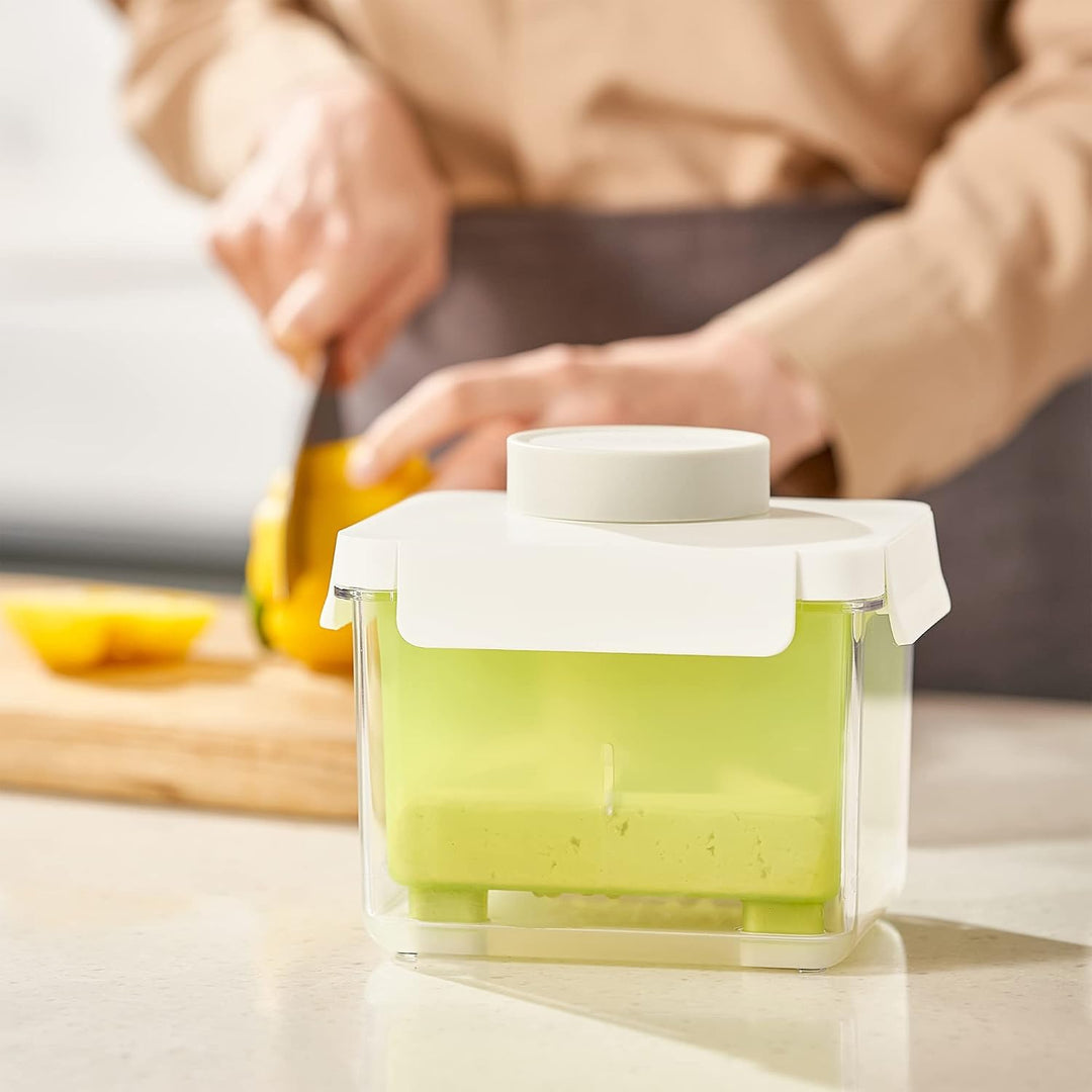 TOFUDEE Tofu Press mit automatischer IntelliSpring Patent-Verstellbarer veganer Tofu-Presser zur Bes