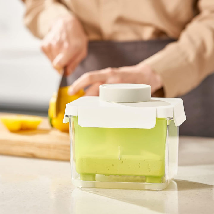 TOFUDEE Tofu Press mit automatischer IntelliSpring Patent-Verstellbarer veganer Tofu-Presser zur Bes