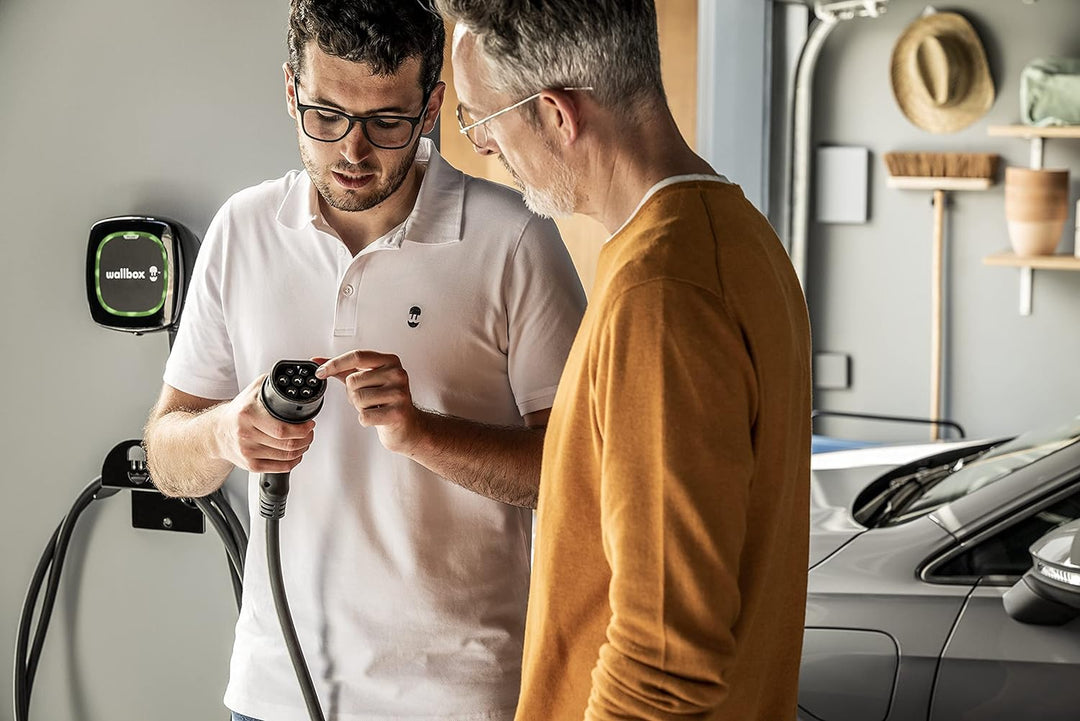 Wallbox Pulsar Plus Ladegerät für Elektrofahrzeuge. Mit Einstellbarer Leistung von bis zu 22 kW. Lad