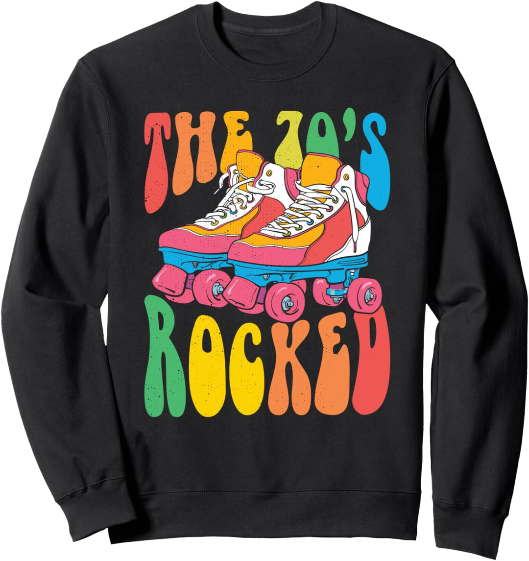 70er, Siebziger, 1970, Die 70er Jahre gerockt Sweatshirt