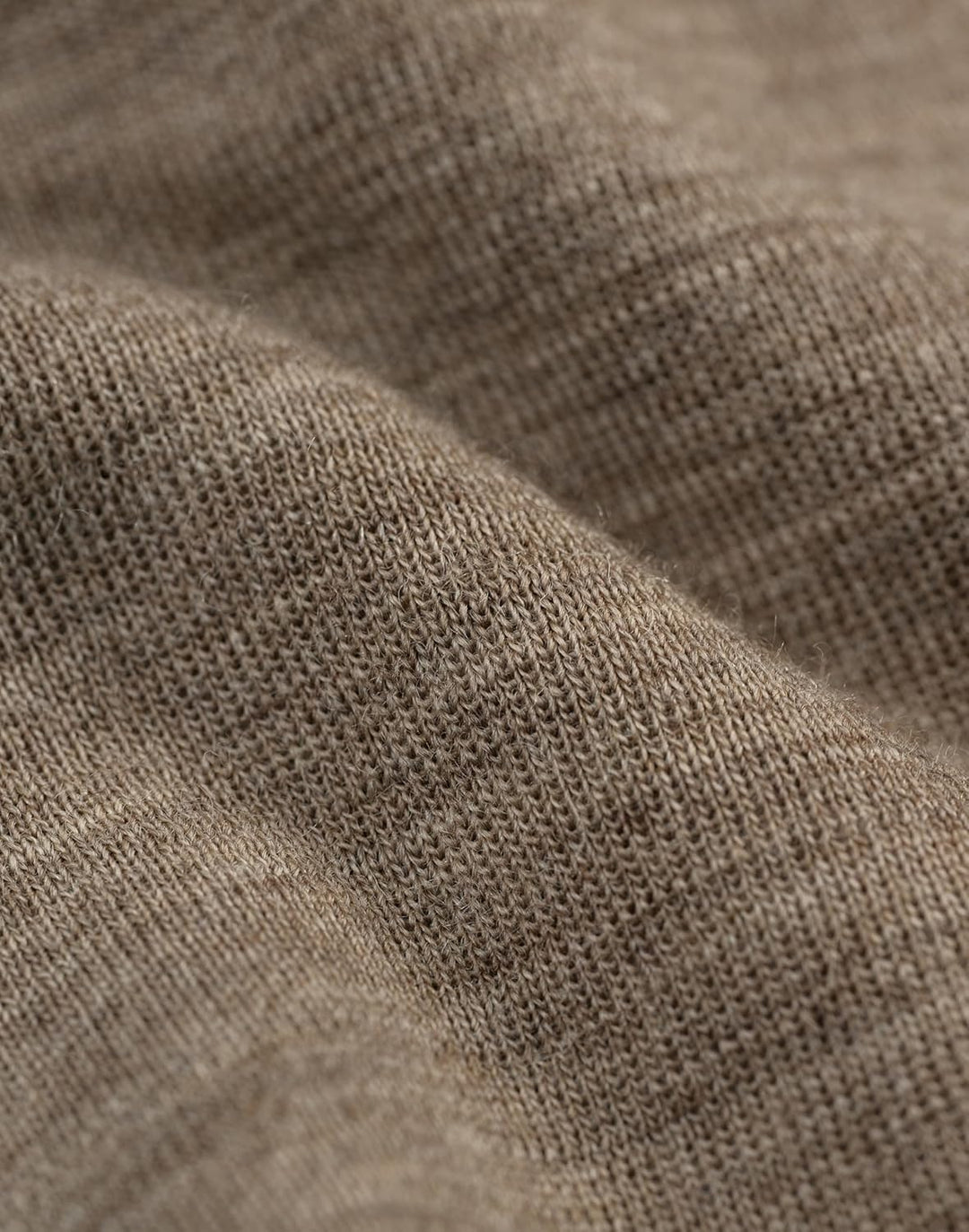 Dilling Damen T-Shirt aus Merinowolle 34 Braun Meliert, 34 Braun Meliert