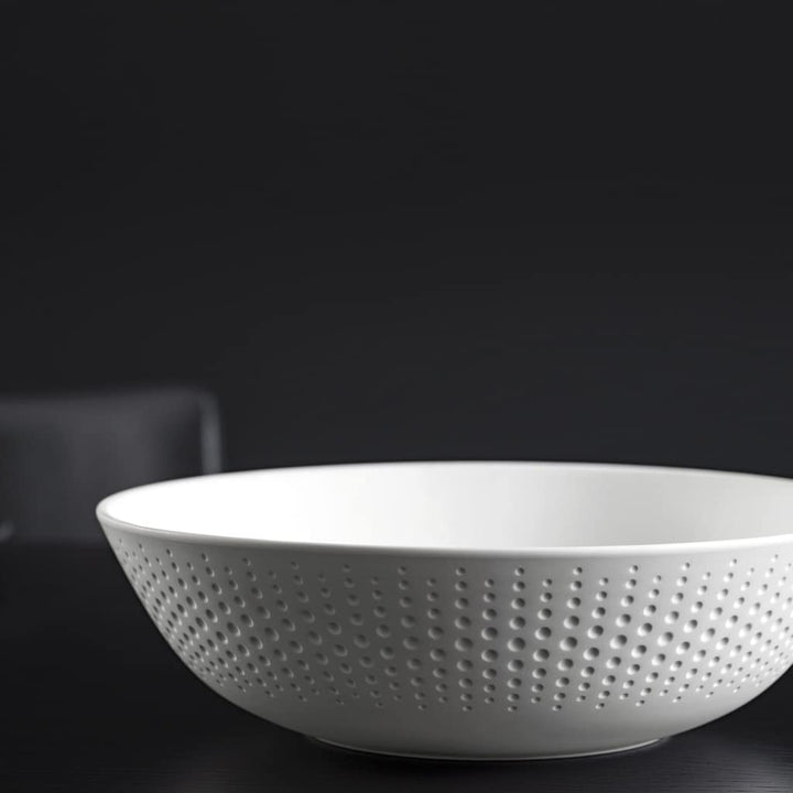 Villeroy und Boch - Manufacture Collier Blanc Deko-/Obstschale, formschöne Schale für Obst und Dekor