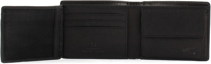 camel active bags Nepal Herren Geldbörse RFID Mittelgross Querformat Leder Schwarz 11 x 2 x 8,5 Schw
