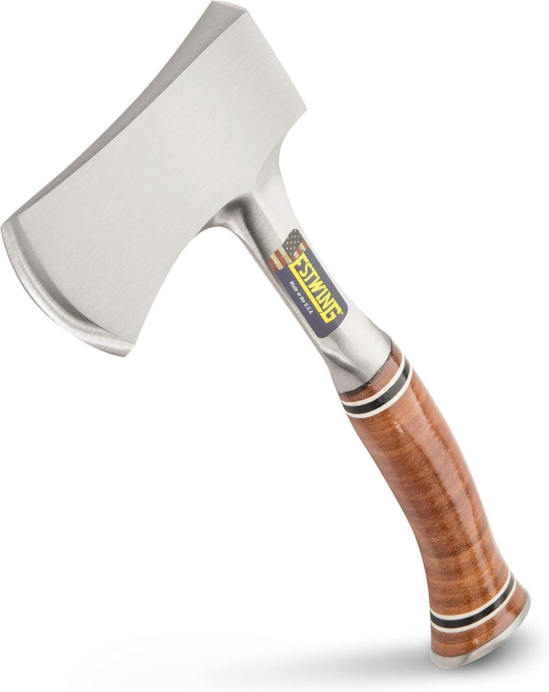 Estwing - E14A Sportsmans Axe - Leather Grip - ESTE14A 610g, S= 70mm 305mm Schwarz, 610g, S= 70mm 30