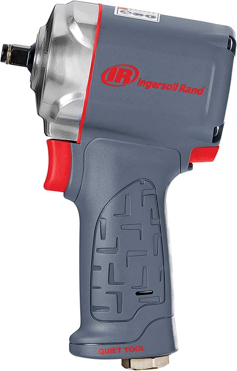 Ingersoll Rand 3/8"-Antrieb Ultrakompakter Druckluft-Schlagschrauber 15QMAX mit leiser Technologie,