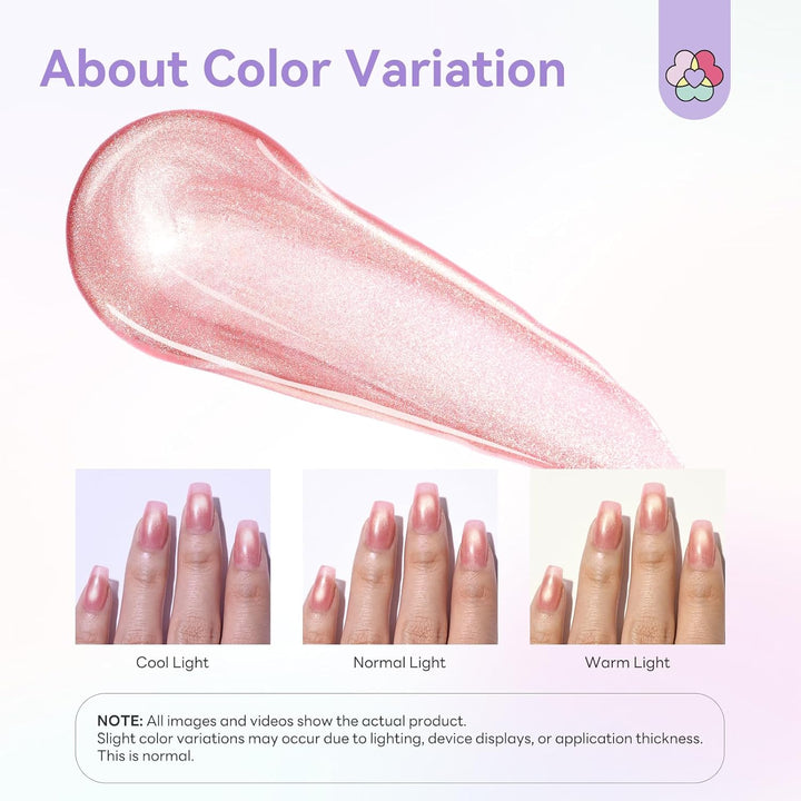 SAVILAND One-Step Gel Nagellack Stiftset: 6 Farben Transparente Nude Töne Hellrosa Rouge Cat Eye Gel