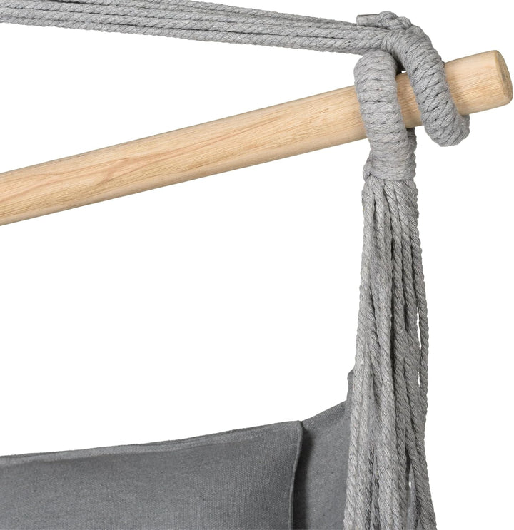 Hängesessel 100x130x75cm – bis 150 kg - Outdoor Sessel mit Kissen - Sitzsack zum Hängen Schaukel Für