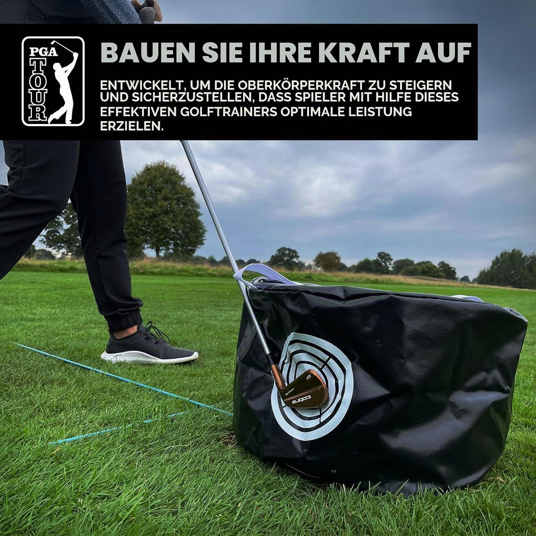 PGA Tour Club Impact Golftasche, Schwarz Einzelbett, Einzelbett