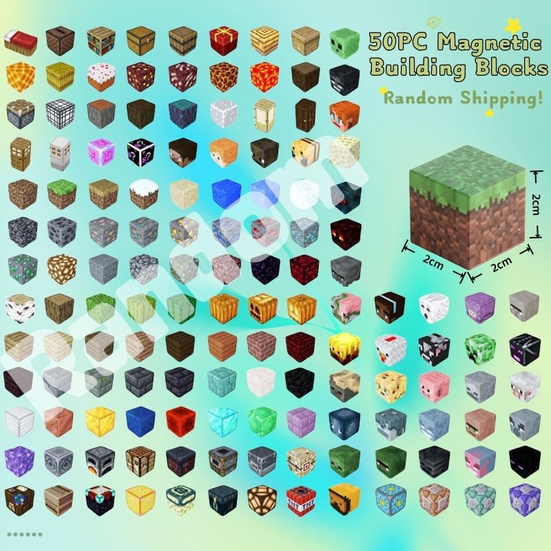 Magnetische Bausteine, 24 Stück Magnetbausteine Spielzeug, Magnetic Blocks Spielzeug Geschenke Magne