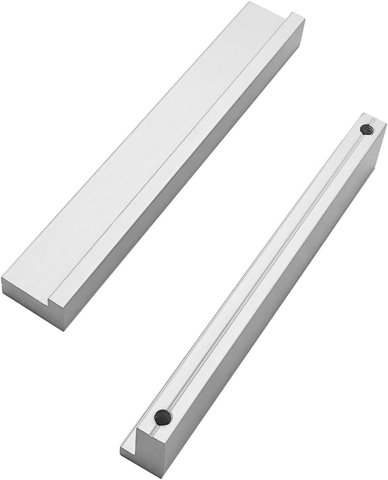 Qrity 10-Pack moderne Aluminiumlegierung Schrank Schrank Türgriff Möbel Schublade zieht Knöpfe, Loch