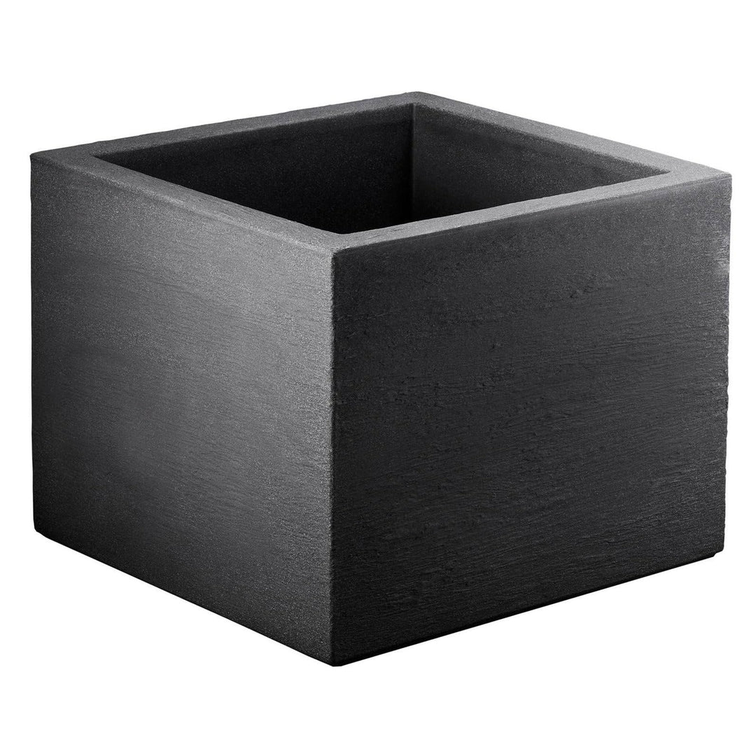 Pflanztopf Kubus quadratisch anthrazit aus Kuststoff (40 x 40 cm)