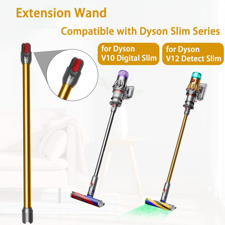 Verlängerungsrohr für Dyson V12 Detect Slim Stabstaubsauger, Ersatz Teleskoprohr Schnellspanner Verl