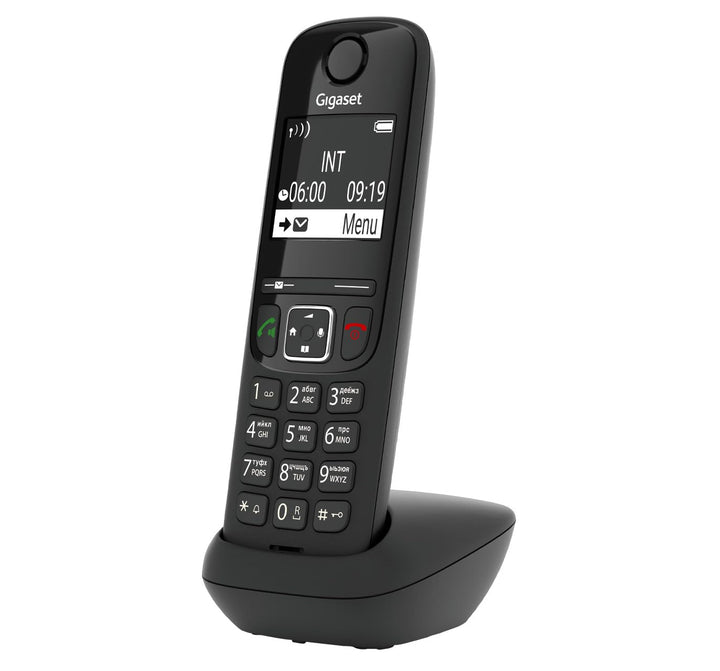 Gigaset AS690HX - DECT-Mobilteil mit Ladeschale – hochwertiges Schnurloses Telefon für Router und DE