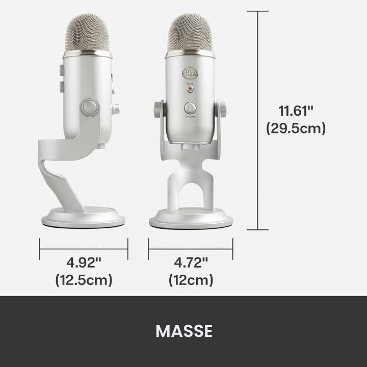 Logitech Yeti Mikrofone 10-jährig Anniversary Edition – Mikrofon – USB – Silber