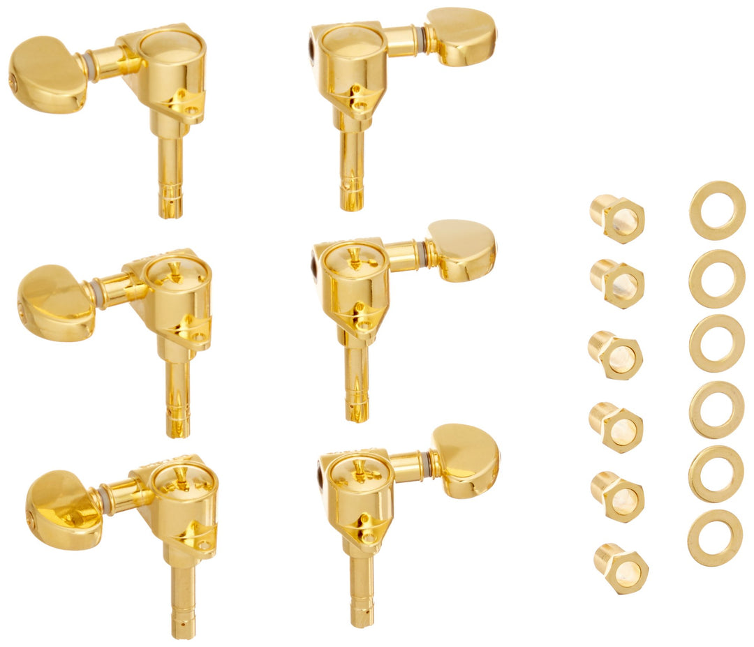 Grover Rotomatic Stimmwirbel, 106 G, 3-Per-Side, goldfarben