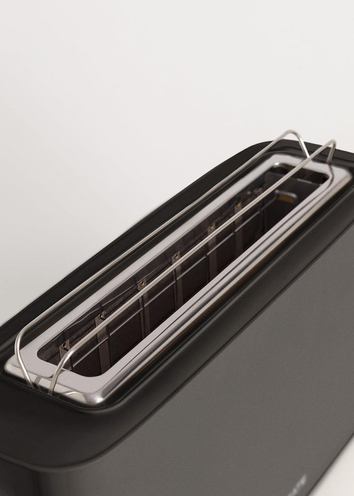 CREATE/TOAST STUDIO XL/Toaster Schwarz / 6 Leistungsstufen, Krümelschublade, Thermostat, Auftauen, A