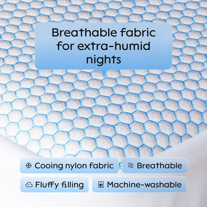 Cooling Mattress Topper 160x200 cm Kühlung 160x200, Kühlung 160x200