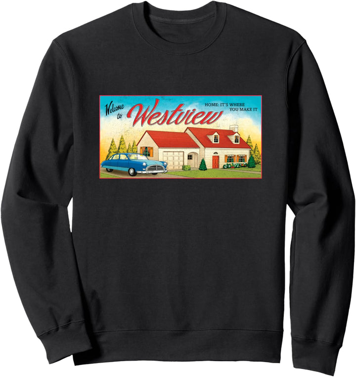 Marvel WandaVision Welcome to Westview Retro Sweatshirt