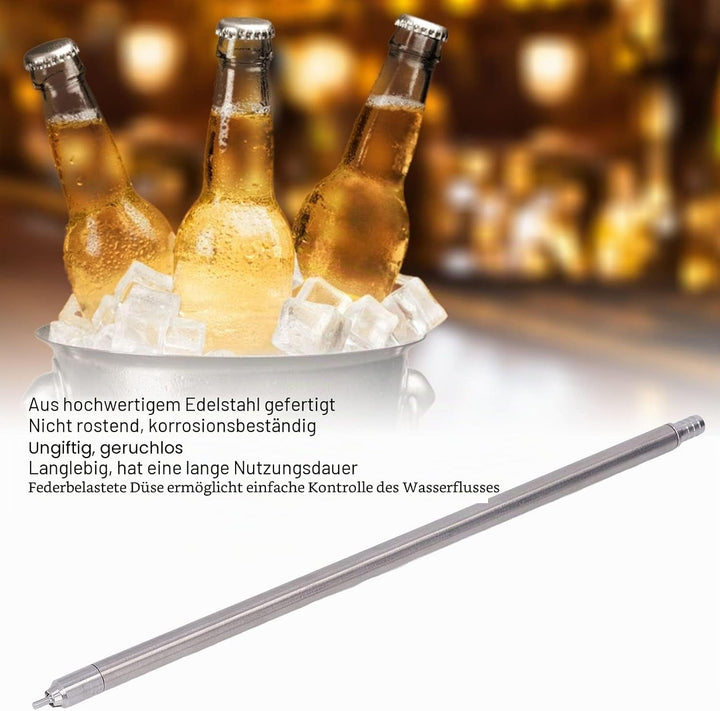 Flaschenfüller, Bier Flaschenfüller, 35,2 cm Edelstahl Federbeladener Bierflaschenfüller,Canning Typ