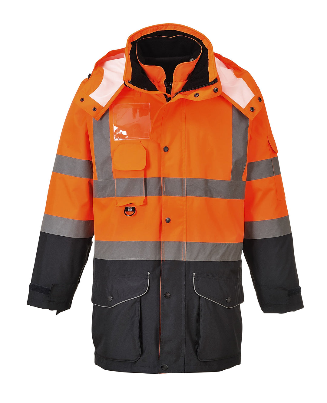 Hi-Vis 7in1 Contrast Jacket - Color: OrNa - Talla: Small S orange, S orange