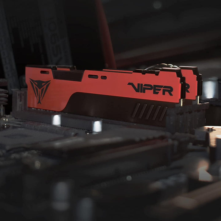 Patriot Memory Viper Elite II DDR4 32GB (2x16GB) 3600MHz Gaming Arbeitsspeicher KIT Schwarz/Rot