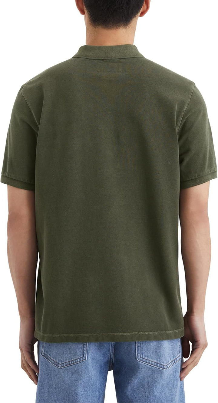 Marc O'Polo Herren Kurzarm-Poloshirt aus Bio-Baumwolle Regular Fit 3XL 499, 3XL 499