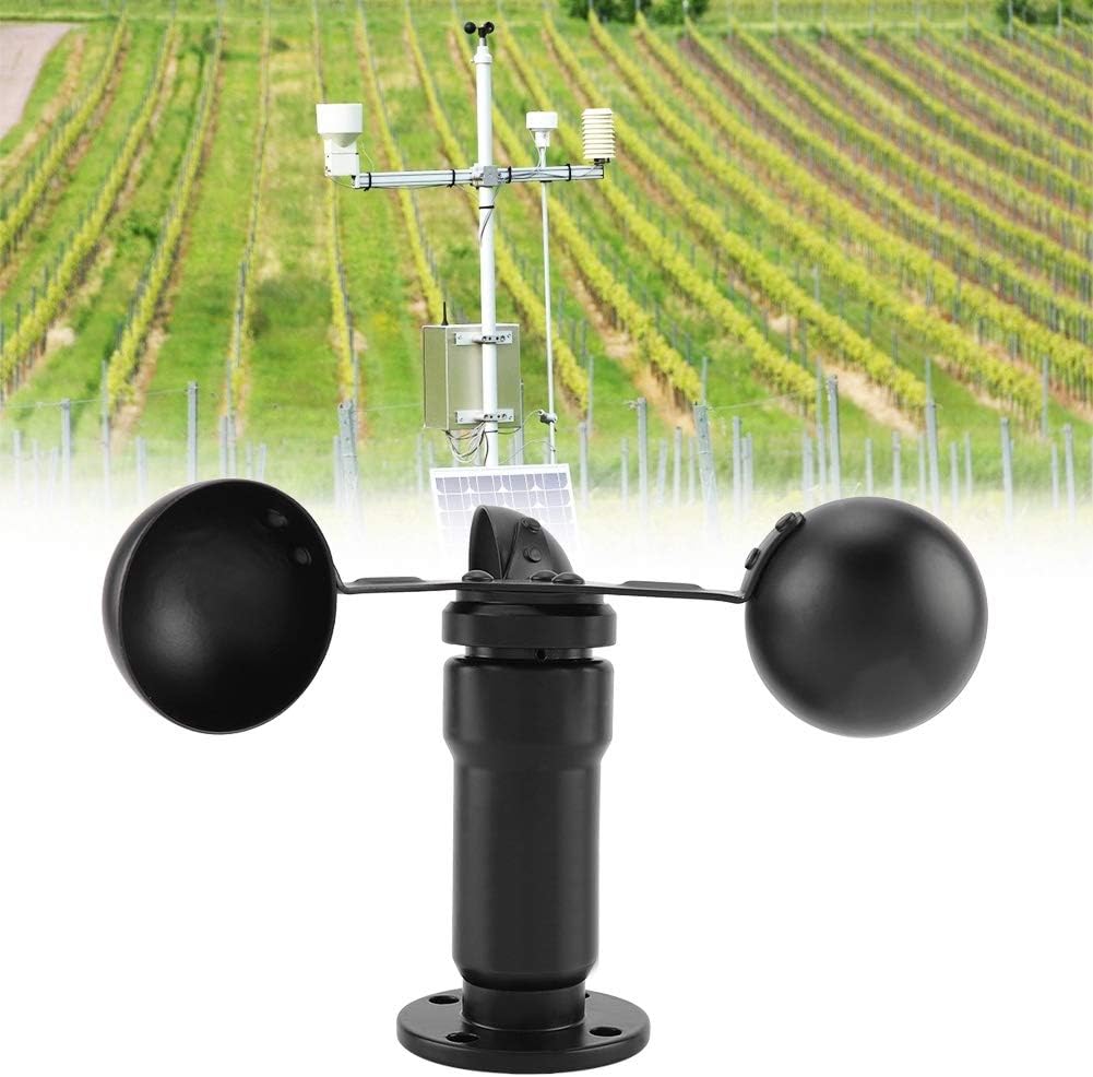 Mumusuki Windgeschwindigkeitssensor 4-20mA Impulssignalausgang Aluminiumlegierung Windgeschwindigkei