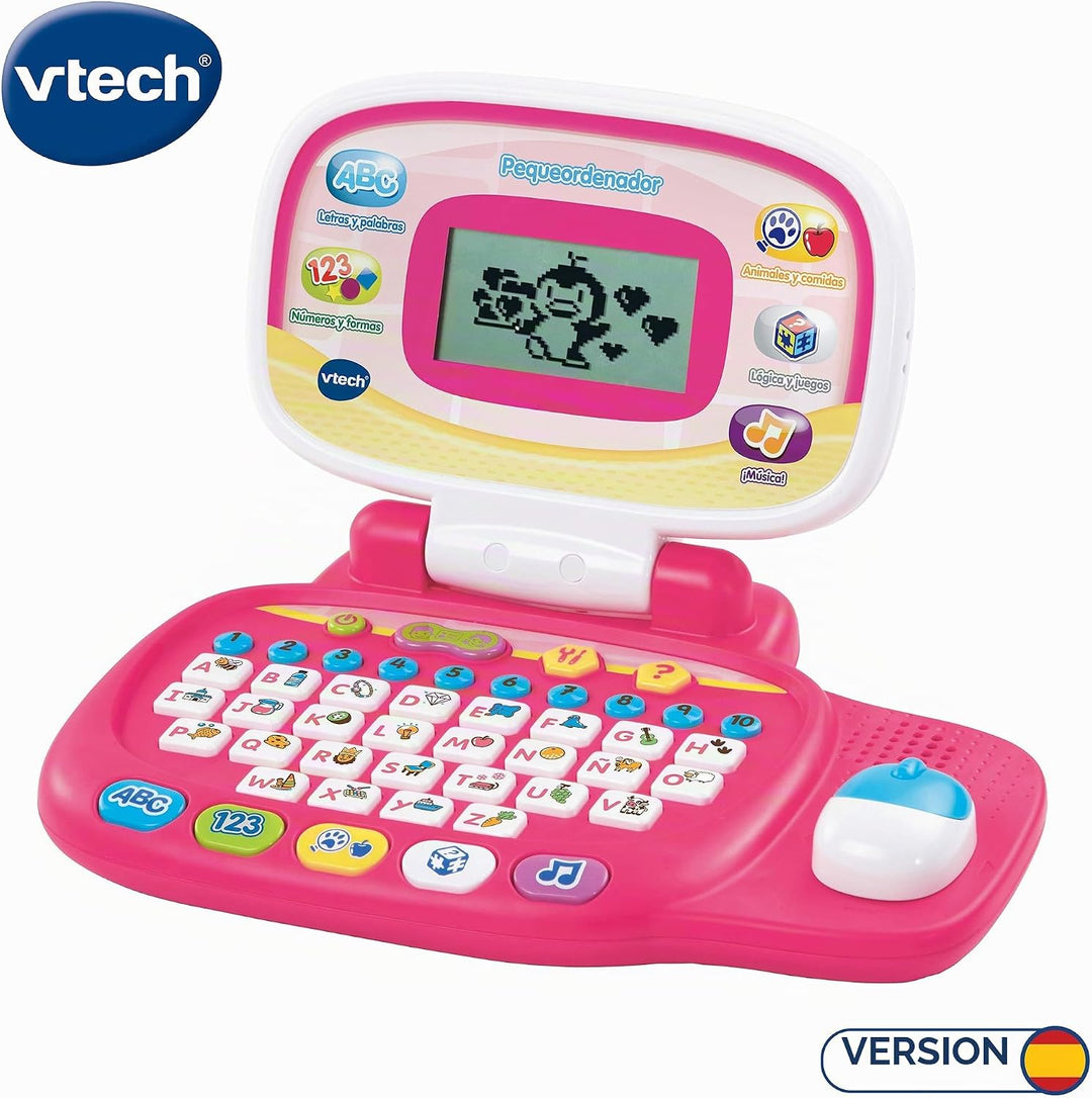 VTECH – Kleine Computer, Mehrfarbig (3480 – 155422) Sin tañosllaños Rosa, Rosa