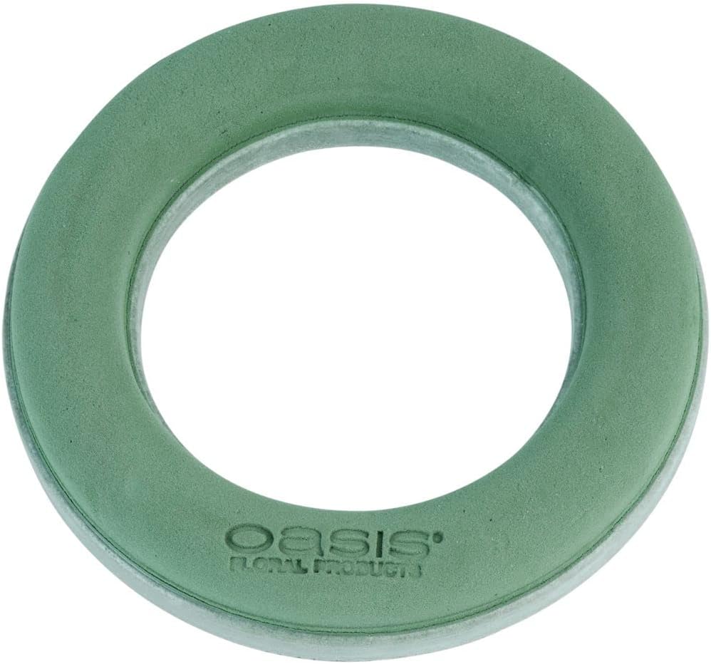 Flowerbox Oasis Steckschaum ECObase Ring Ø25cm Steckmasse Steckschwamm - 4 Stück