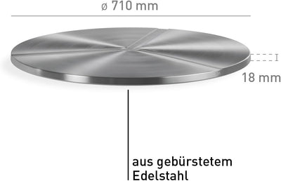 höfats - BOWL 70 Deckel - Abdeckung für Feuerschale um Funkenflug zu vermeiden - rutschsicher und wa