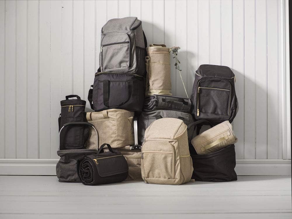 SAGAFORM City Kühlrucksack, 45x30x22cm, Kühltasche, Picknickrucksack, Rucksack mit Kühlfach, Isolier