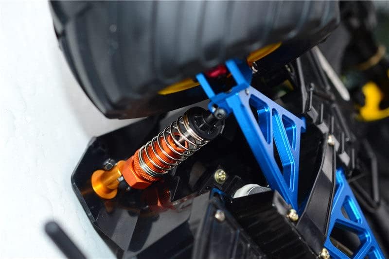 Aluminium Front Adjustable Spring Damper (70mm) & Protector Mount for 1/12 Tamiya R/C Lunch Box - 1P
