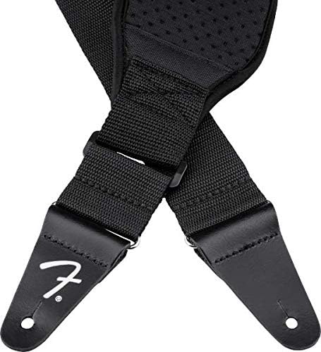 Fender© Swell Neoprene Strap, 7,5cm, Schwarz, Schwarz