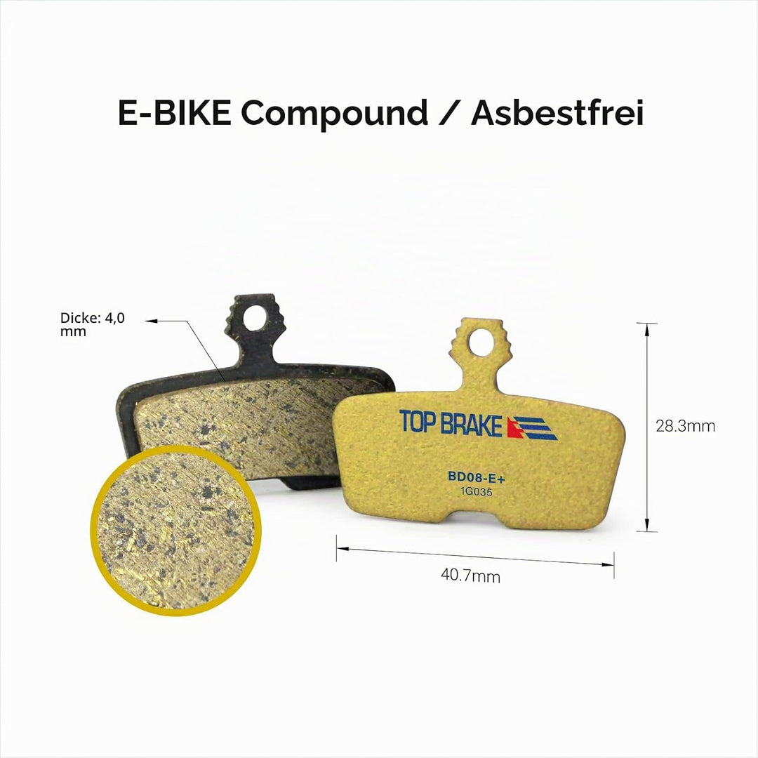 Top Brake Scheibenbremsbeläge Fahrrad für AVID SRAM Code R/RE/RSC, Guide RE