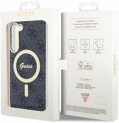 GUESS GUHMS23SH4STK Hülle für S23 S911 Schwarz hardcase 4G