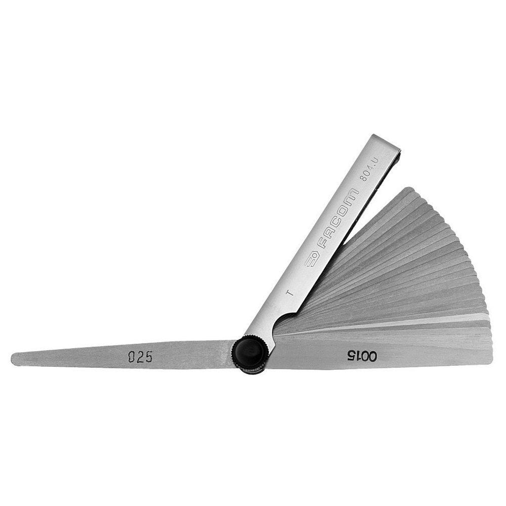 FACOM Präzisions-Fühlerlehren Metrisch, Zollmasseblattlang 100 mm, Keilform, 1 Stück, 804.U