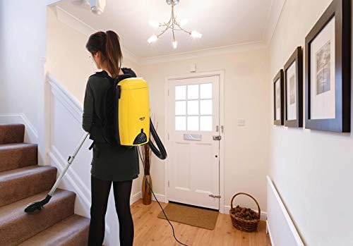 MELISSA 16420275 Rucksack Staubsauger Rücken-Sauger-Wandsauger 899 Watt, mit Blas-Funktion